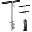 SELEWARE 43 cm sandankare för båtar skruv i båtankare med dubbel helixdesign för grunt vatten rostfritt stål båt strandankare för säkra båtar, jetskidor, kajaker och mer på stränder och sandstänger