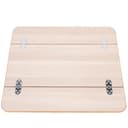 Fockety RV Bordsskiva, Avtagbart Fast trä Rektangulärt Marin Båtbord, 22 Mm Tjocklek Vikare Campare Bordsbyte för Husbil, Släp, Fartyg, Yacht, Däck, Möbler (White (595x480mm/23.43x18.9in))