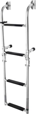 4-stegs vikbar aluminiumstege