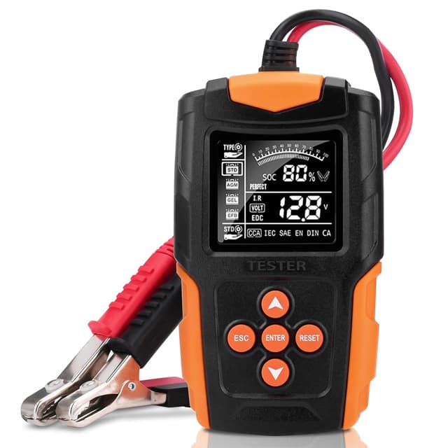 Universal 12/24 V LCD-tester – Bästa Amazonval – batteritestare bäst i test 2026