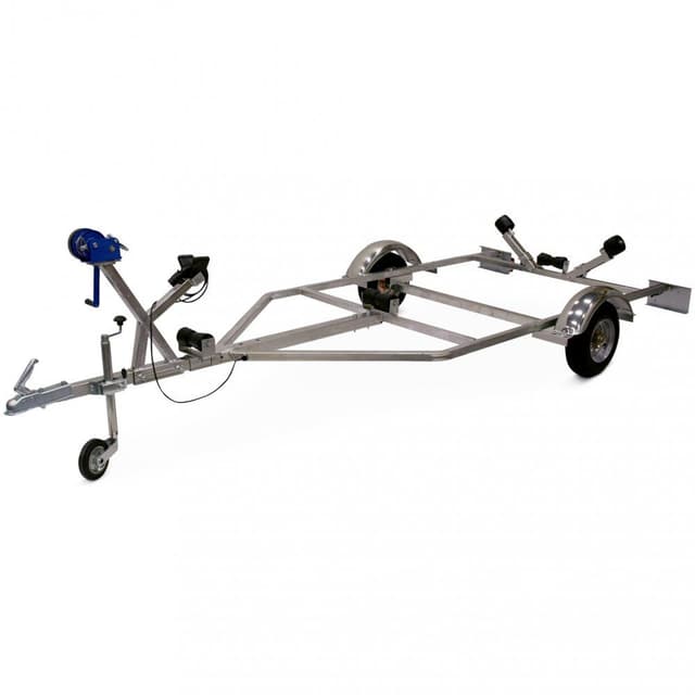 Båttrailer 600 kg med ljus och vinsch – Bäst premium – båttrailer bäst i test 2026