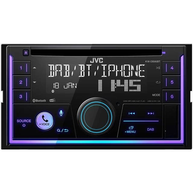 JVC KW-DB95BT – Bästa mellanklassval – bilstereo bäst i test 2026