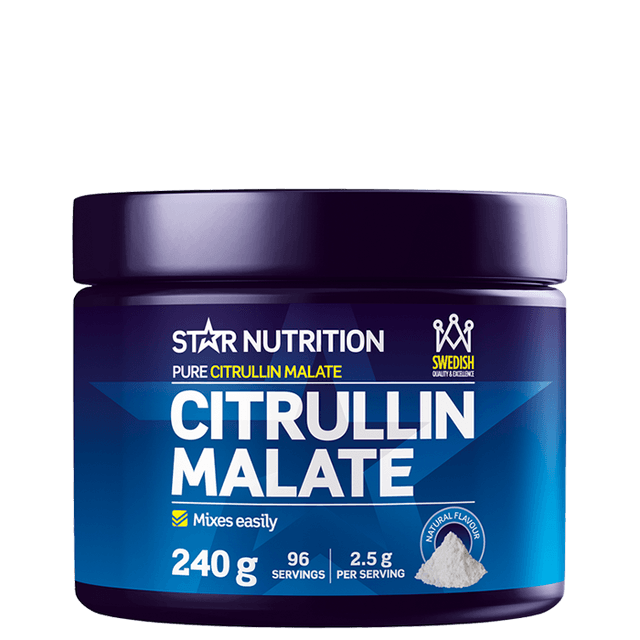 Star Nutrition Citrullin Malate 240 g – Bäst för egen PWO-blandning – citrullin bäst i test 2026