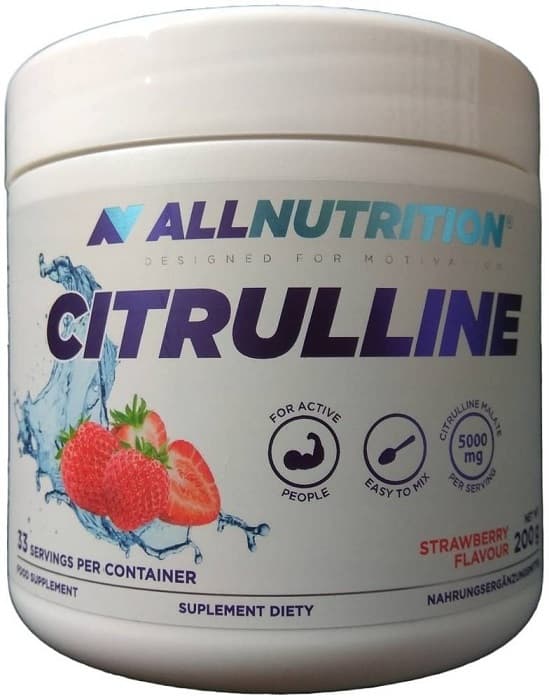 Allnutrition Citrullin Jordgubb 200 g – Budgetval – citrullin bäst i test 2026