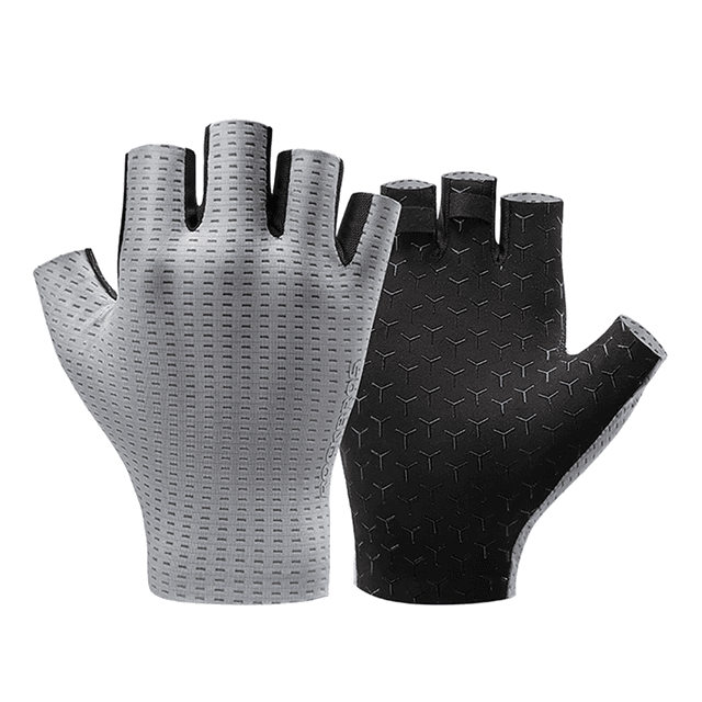 Rockbros Andas Short Finger (Grå) – Bäst ventilerade – cykelhandskar bäst i test 2026