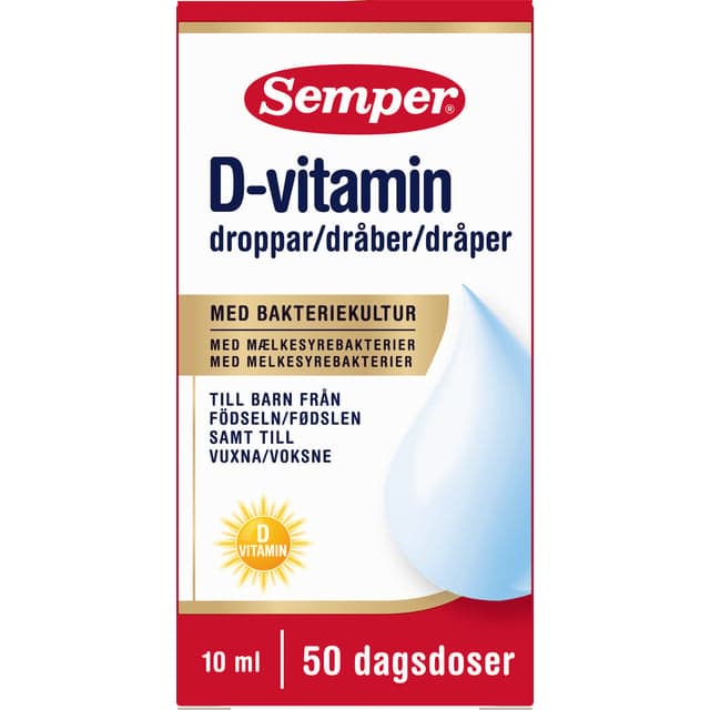 Semper D-droppar – Bäst för spädbarn – d-vitamin droppar bäst i test 2026