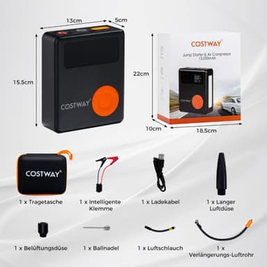 CWY Jump Starter & Däckpump