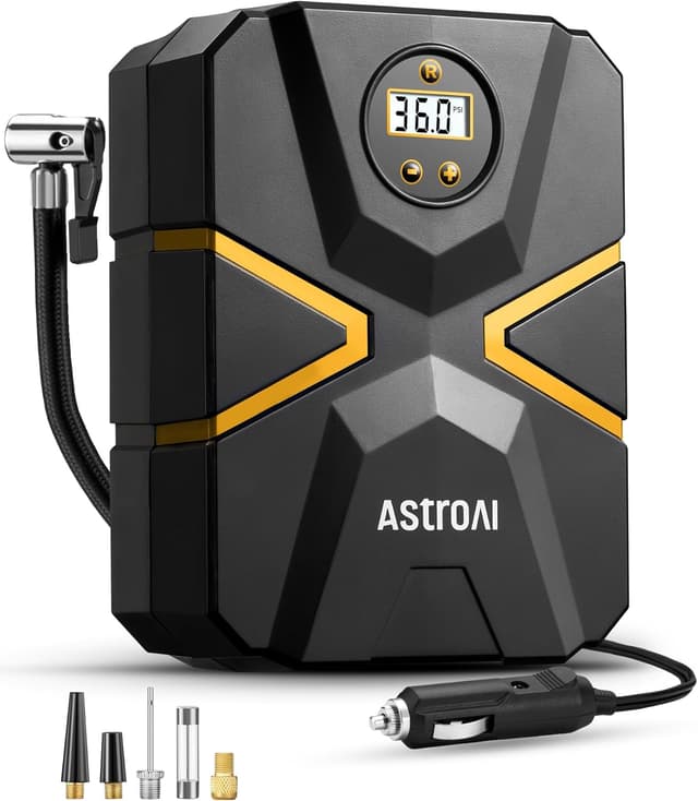 AstroAI Digital Luftkompressor – Bäst digital precision – däckpump 12v bäst i test 2026