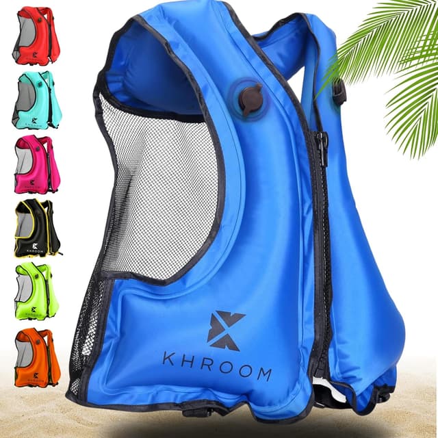 Khroom Uppblåsbar Flytväst – Bäst för snorkling och paddling – flytväst vuxen bäst i test 2026