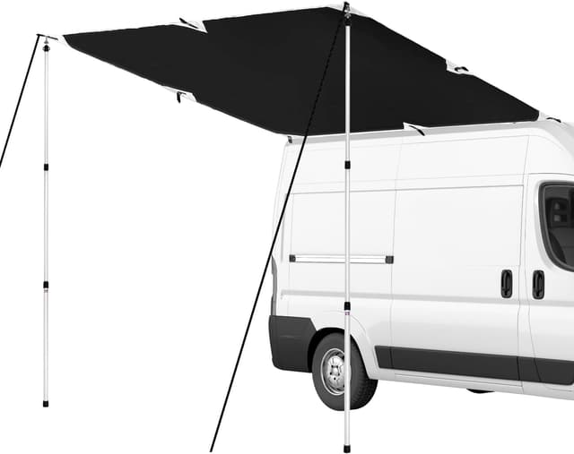 QWORK teleskopförtält 300×200 cm – Bästa kompakta – förtält husvagn bäst i test 2026