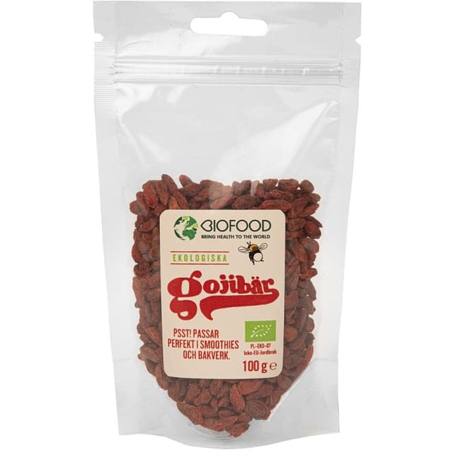 Biofood Gojibär 100 g – Bäst för hemmakockar – gojibär bäst i test 2026