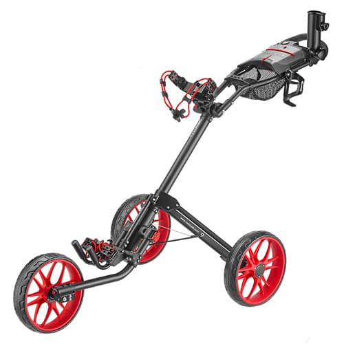 Caddytek 15.3 V2 Röd – Bäst trehjuling – golfvagn bäst i test 2026