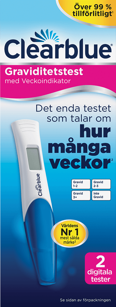 Clearblue digital veckoindikator – Bäst i test – graviditetstest bäst i test 2026