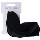 Svart elastiskt hårband