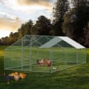 Trademax Hönsgård 18 m² i galvaniserat stål