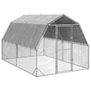 vidaXL Hönsgård med tak 2,5×4×2,25 m