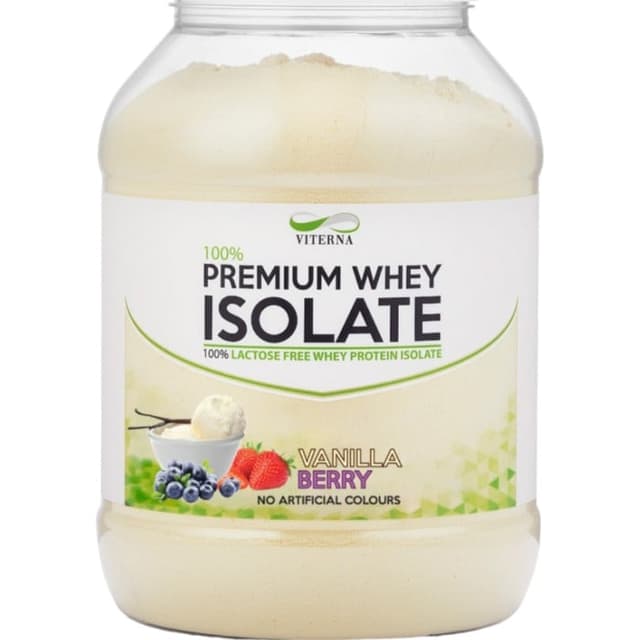Viterna Premium Whey Isolate Vanilla Berry – Budgetval – isolat whey bäst i test 2026