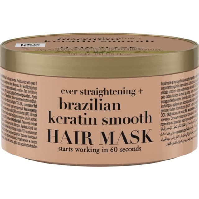 OGX Brazilian Keratin Smooth Mask – Bästa fuktmask – keratinbehandling bäst i test 2026