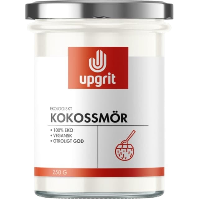 Upgrit Kokossmör EKO (Apotea) – Bästa allround – kokossmör bäst i test 2026