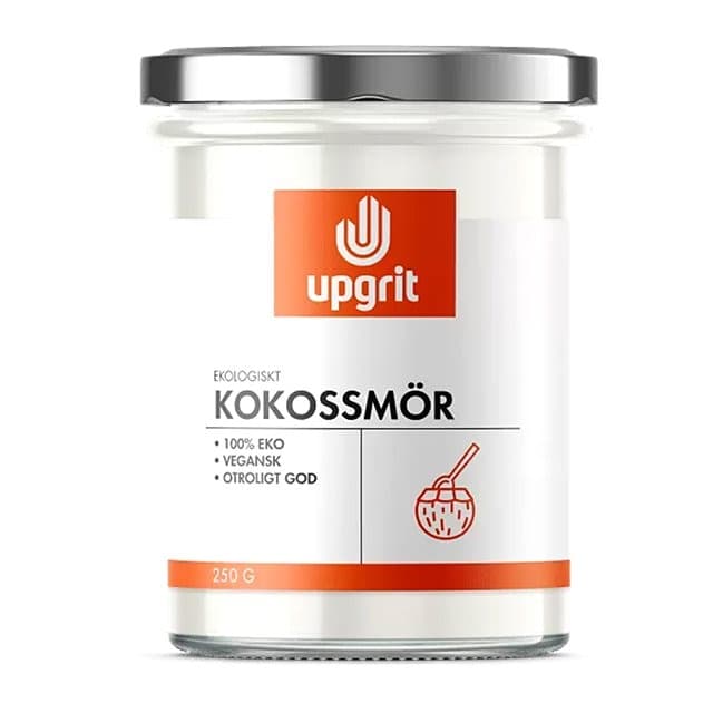 Upgrit Kokossmör EKO (Sportkost) – Bästa pris/prestanda – kokossmör bäst i test 2026