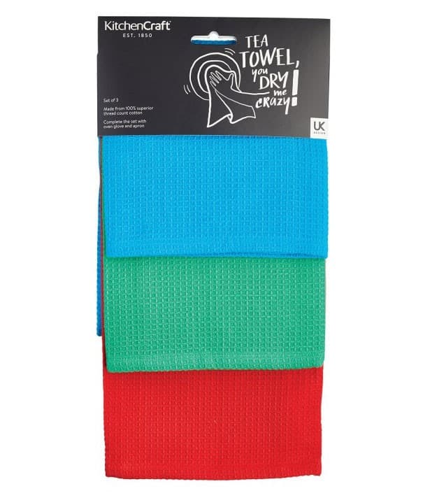 Waffle Weave kökshandduk, 3 st – Bästa multifunktion – kökshandduk bäst i test 2026