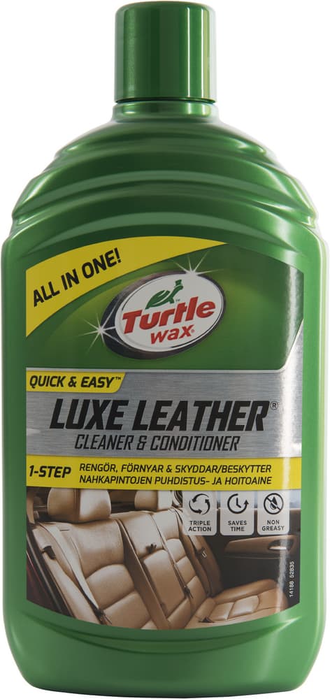 Turtle Wax Luxe Leather Cleaner & Conditioner – Bäst 2-i-1 rengöring och konditionering – läderbehandling bäst i test 2026