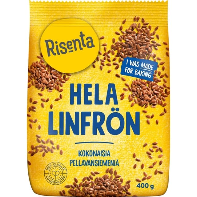 Risenta Hela Linfrön 400 g – Bästa klassiska val – linfrön bäst i test 2026