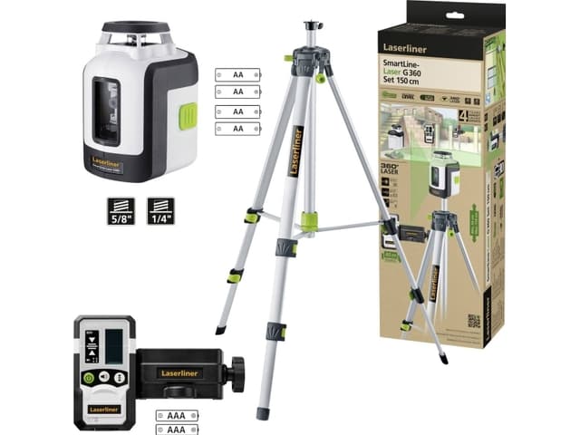 Laserliner SmartLine G360 Set – Bäst för 360° inomhus – linjelaser bäst i test 2026