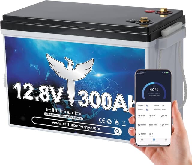 LiFePO4 12V 300Ah – Bäst för långresor – litiumbatteri för husbil bäst i test 2026
