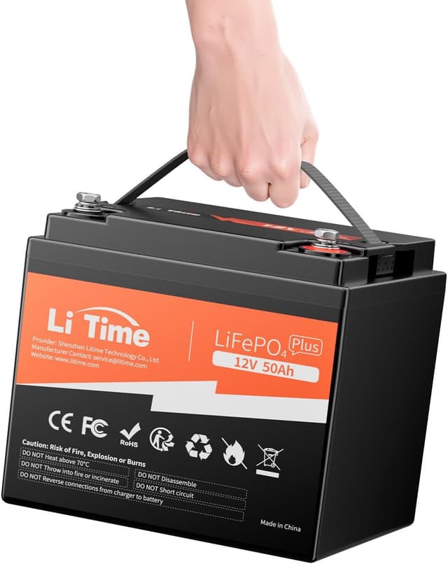 LiTime 12V 50Ah LiFePO4 – Budgetval – litiumbatteri för husbil bäst i test 2026