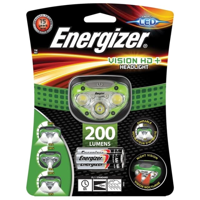 Energizer Vision HD 200 lm – Budgetval – löparlampa bäst i test 2026