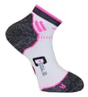 Sportiga löparstrumpor Vit/Cerise