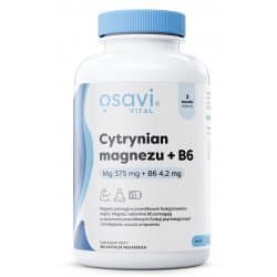 Osavi Magnesiumcitrat + B6, 180 kapslar – Bäst med vitamin B6 – magnesiumcitrat bäst i test 2026