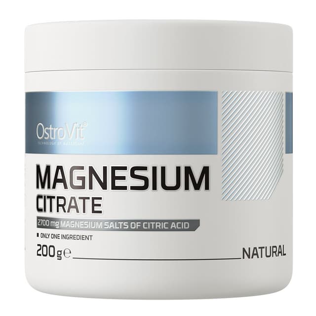 OstroVit Magnesiumcitrat Pulver, 200 g – Bäst som pulver – magnesiumcitrat bäst i test 2026
