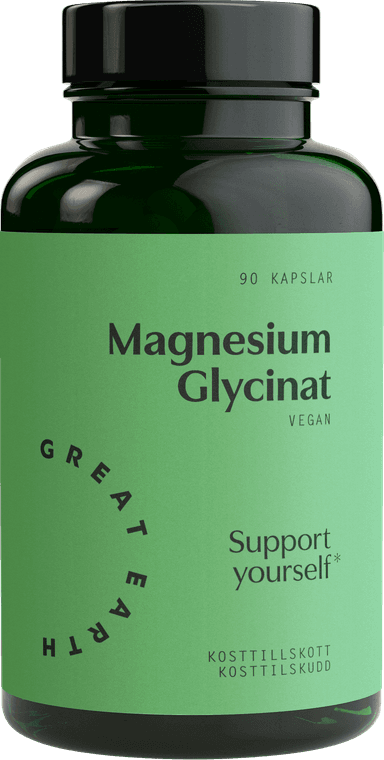Great Earth Magnesiumglycinat 90 kaps (DOZ Apotek)