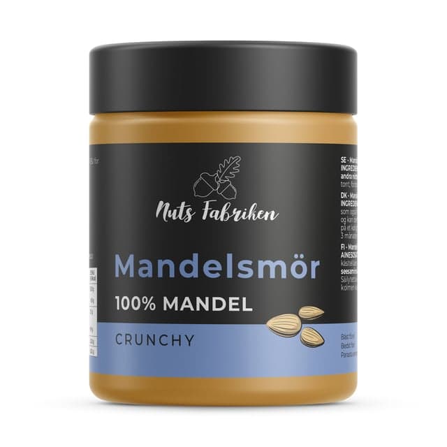 Nuts Fabriken Crunchy – Bäst crunch – mandelsmör bäst i test 2026