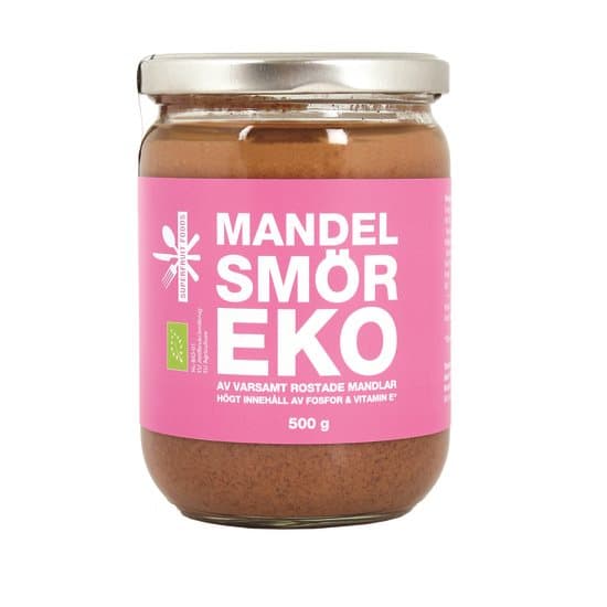Superfruit Mandelsmör EKO 500g – Största burken – mandelsmör bäst i test 2026