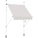 Teleskopisk fönstermarkis 150×120 cm