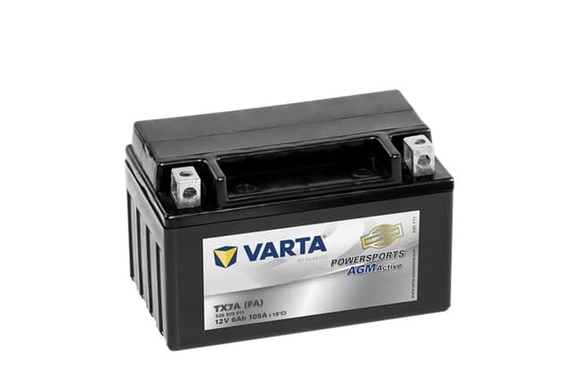VARTA TX7A 12V 6Ah – Bästa prisvärda – mc-batteri bäst i test 2026