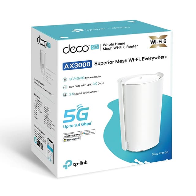 TP-Link Deco X50-5G – Bäst för mobilbackup – mesh wifi bäst i test 2026