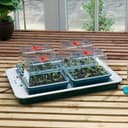 Miniväxthus med undervärme