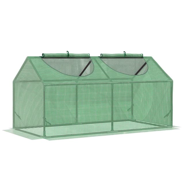 Grönt folieväxthus 120×60×60 cm – Budgetval – miniväxthus bäst i test 2026