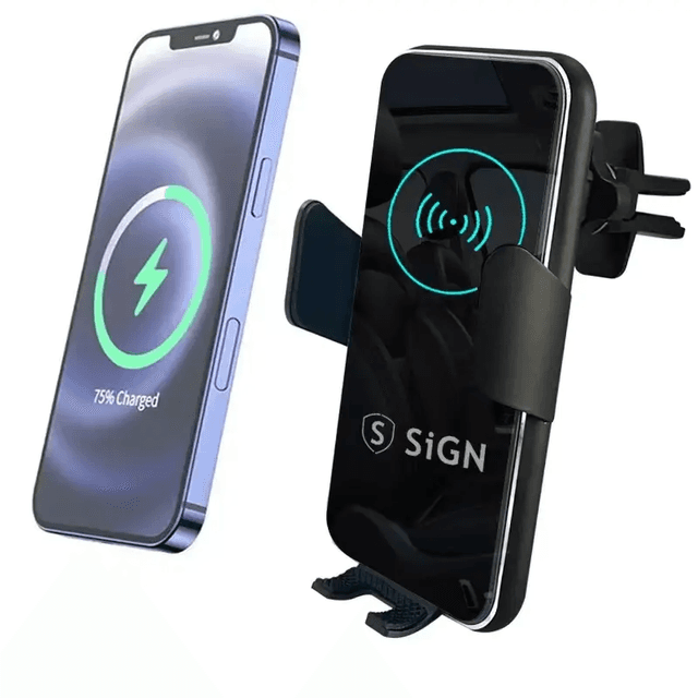 SiGN 15W Trådlös Mobilhållare – Bäst med trådlös laddning – mobilhållare bil bäst i test 2026