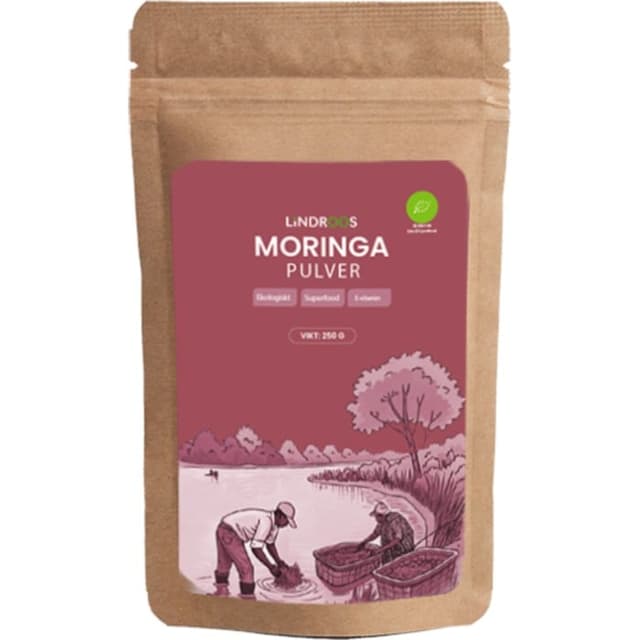 Lindroos Moringapulver Ekologiskt 250 g – Budgetval – moringapulver bäst i test 2026