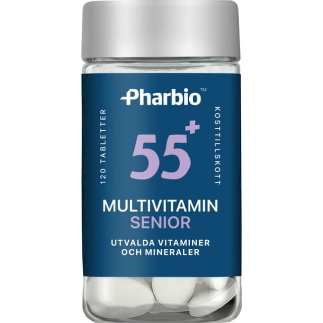 Pharbio Multivitamin Senior 120 st – Bästa prisvärda – multivitamin senior bäst i test 2026