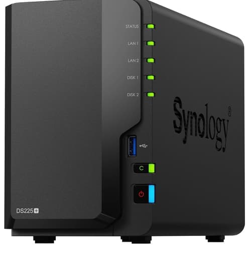 Synology DS225+ – Bästa instegsmodell – nas-server bäst i test 2026