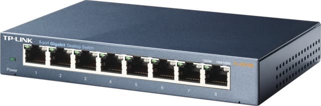 TP-Link TL-SG108 8-port Gigabit – Bäst i test – nätverksswitch bäst i test 2026
