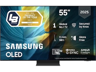 Samsung S95F 55 tum OLED – Bäst i test – oled tv bäst i test 2026