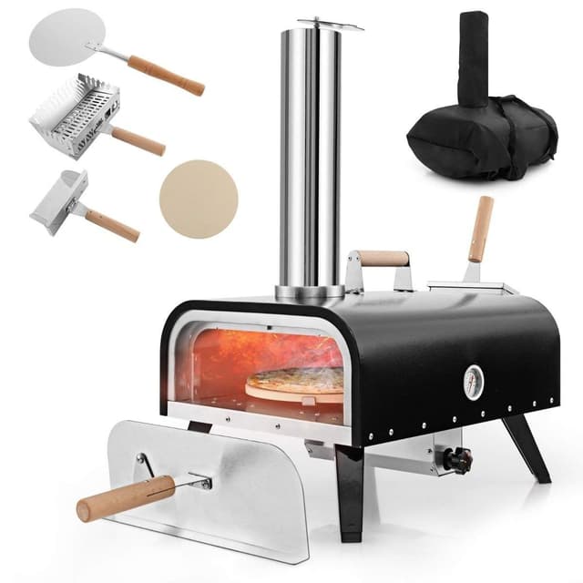 Northix Roterande rostfri ugn – Bäst portabel – pizzaugn utomhus bäst i test 2026