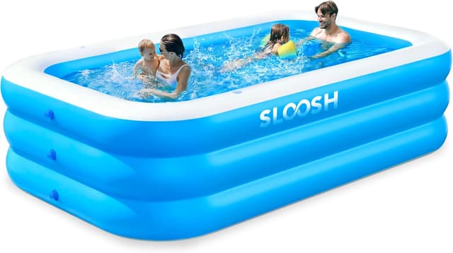 Sloosh Familjepool 305x183 cm – Bäst för stora sällskap – pool uppblåsbar bäst i test 2026